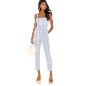 Lovers + Friends Aisha Jumpsuit in Baby Blue
